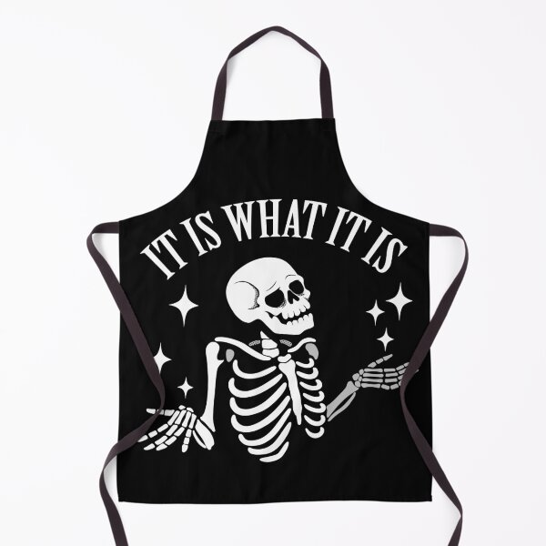 Item preview, It Is What It Is ~ Black And White ~ Shrugging Skeleton designed and sold by DigitalMagician.