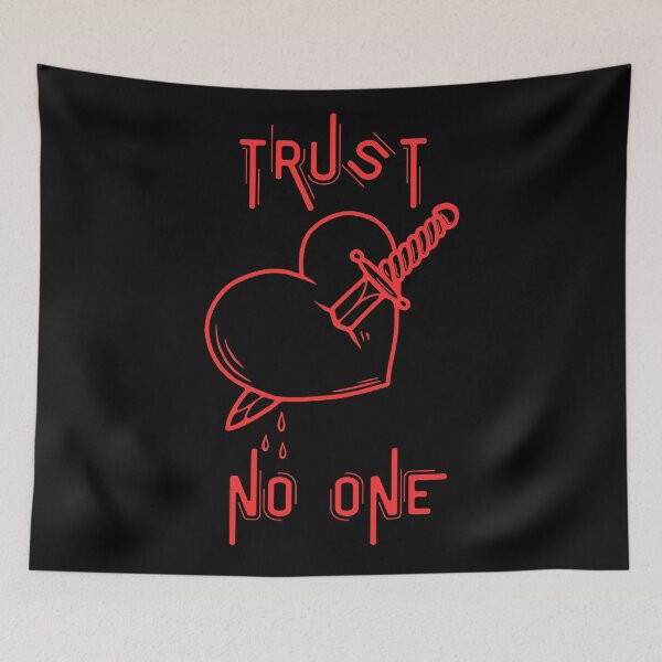 Item preview, Trust no one "heartbreak" designed and sold by pol255.