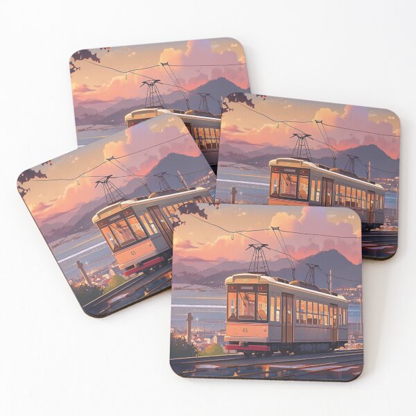 Item preview, Sunset Trolley Ride designed and sold by VintageVogue99.