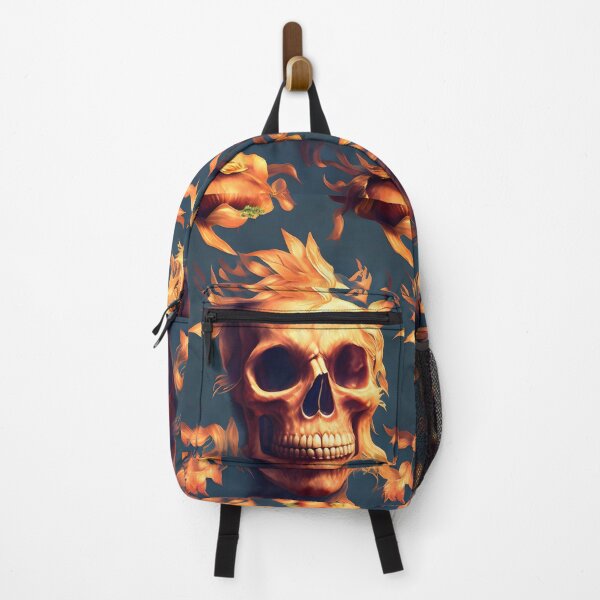 Item preview, Skull and Leaf Pattern designed and sold by Indie-Chille.
