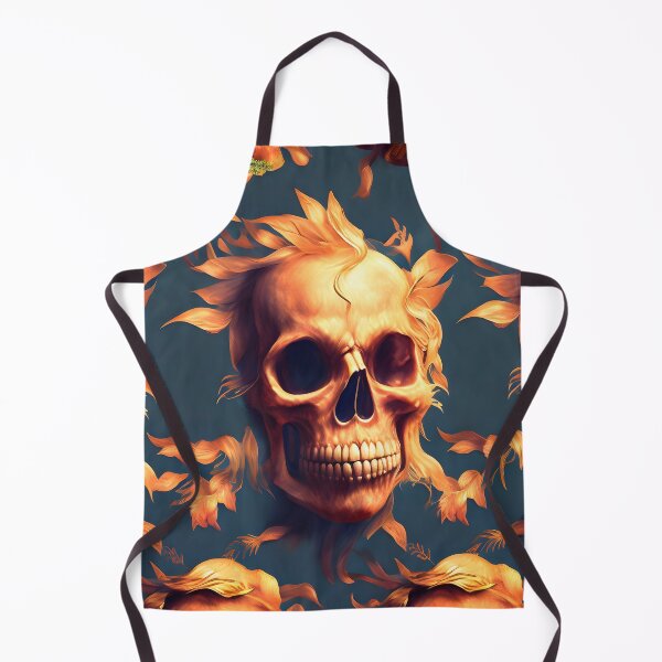 Item preview, Skull and Leaf Pattern designed and sold by Indie-Chille.