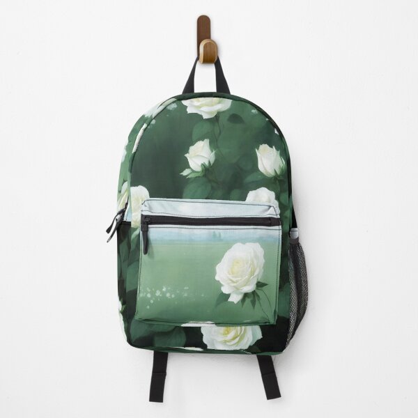 Item preview, Bush of White Roses Painting designed and sold by celartinspire.