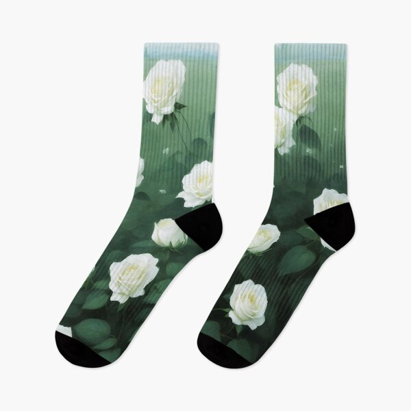 Item preview, Bush of White Roses Painting designed and sold by celartinspire.