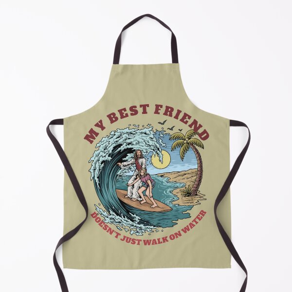 Item preview, Jesus And Woman Surfing designed and sold by ChristlikeMerch.