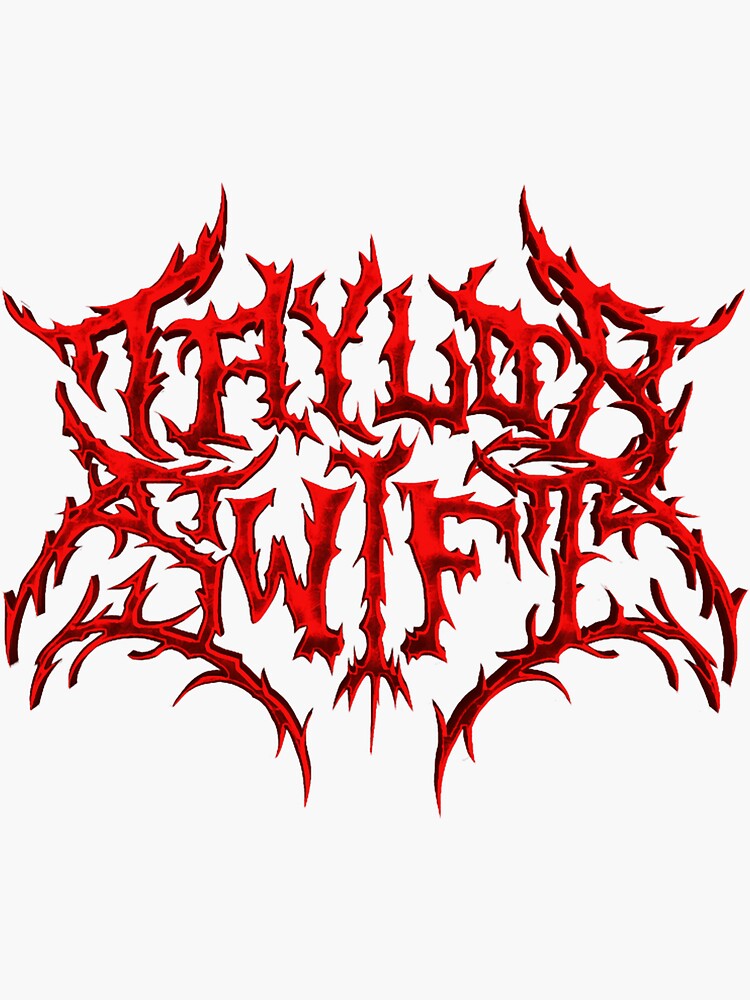 Black Metal Taylor Swift back patch