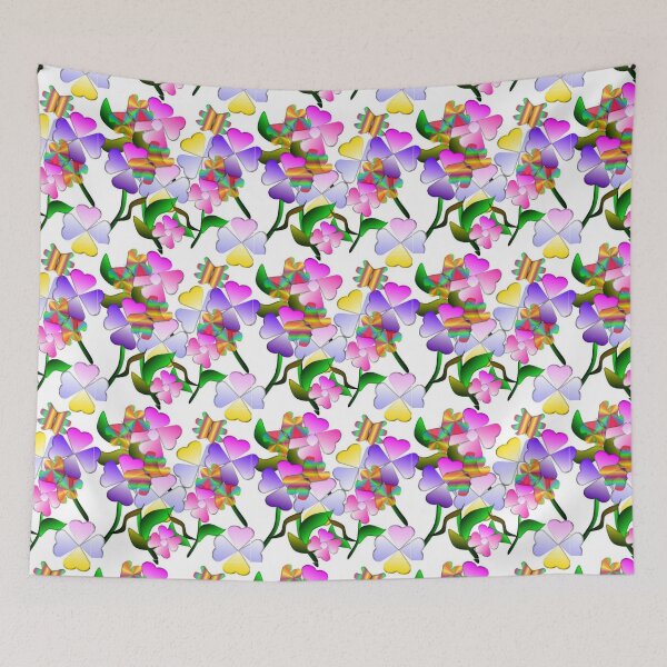 Item preview, 3DFlowers Softones Pattern designed and sold by AryAli.