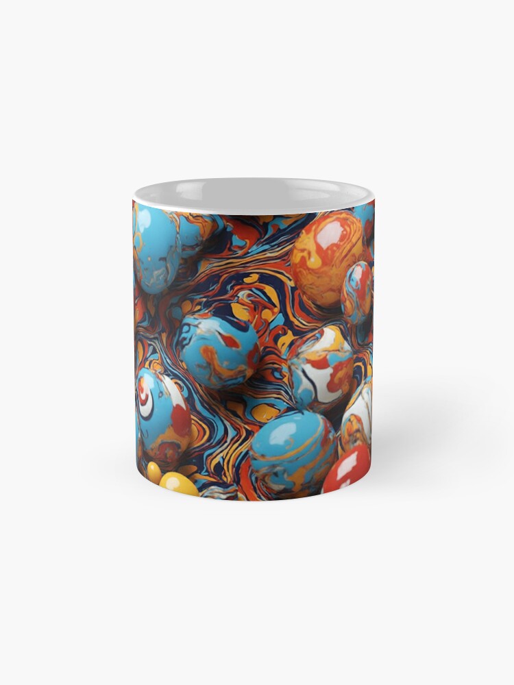 Coffee Mug, Marbles Covered in Paint designed and sold by DJALCHEMY