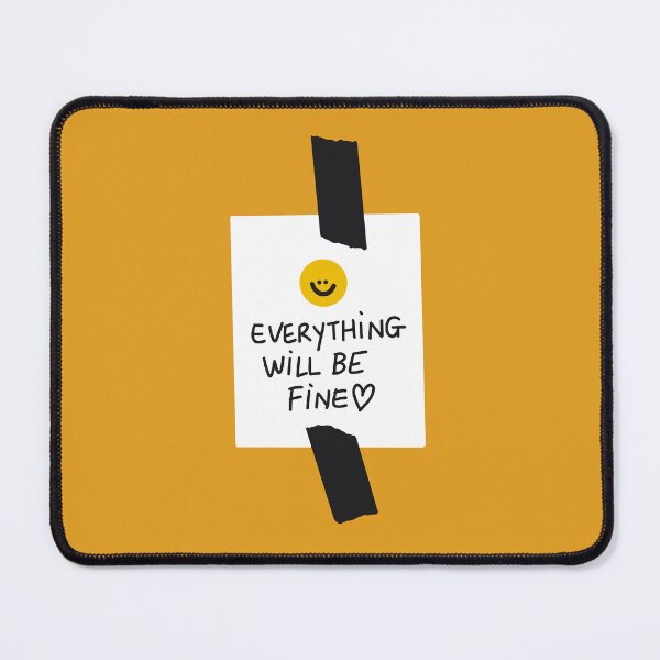 Item preview, Everything will be Fine Smiley Face designed and sold by sleepycharis.
