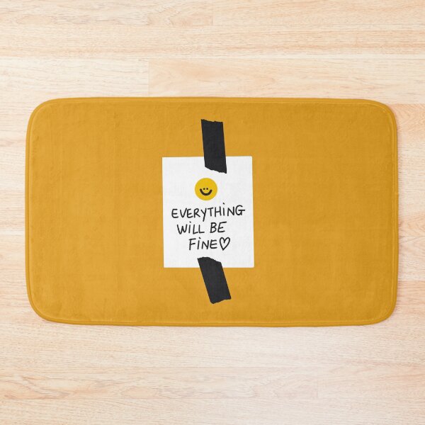 Item preview, Everything will be Fine Smiley Face designed and sold by sleepycharis.