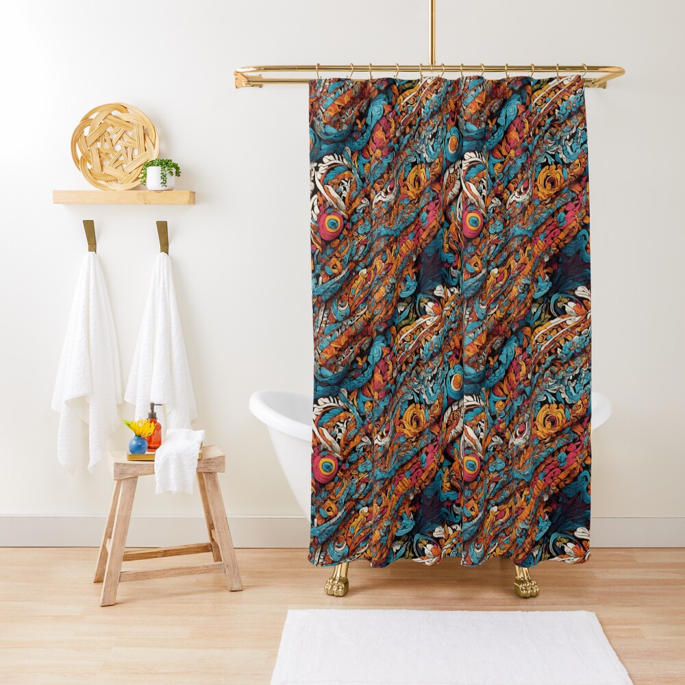 Item preview, Shower Curtain designed and sold by DJALCHEMY.
