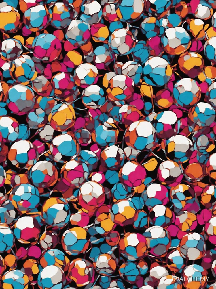 Thumbnail 4 of 4, iPhone Case, Colorful Abstract Spheres designed and sold by DJALCHEMY.