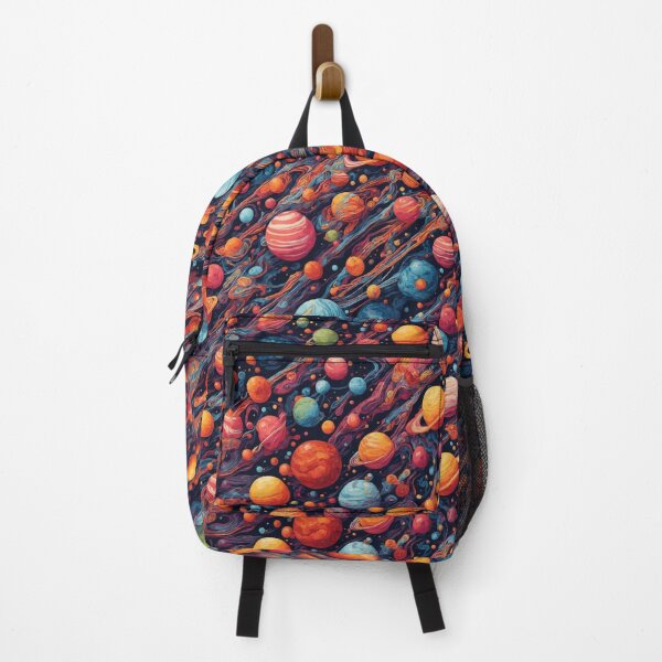 Item preview, Colorful Planets pattern designed and sold by DJALCHEMY.
