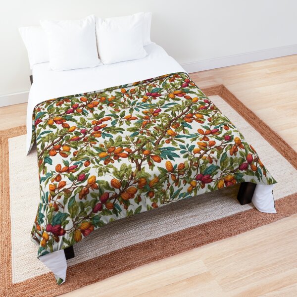 Abstract Pecan Tree pattern Comforter