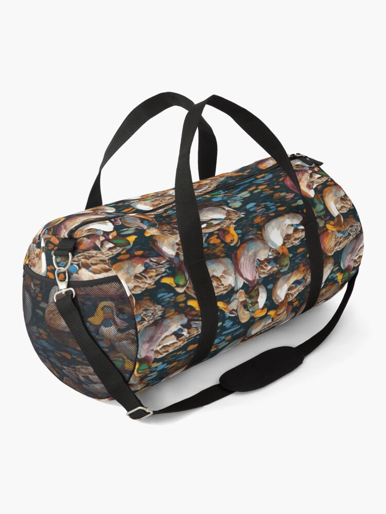 Thumbnail 2 of 3, Duffle Bag, Mallard Ducks pattern designed and sold by DJALCHEMY.