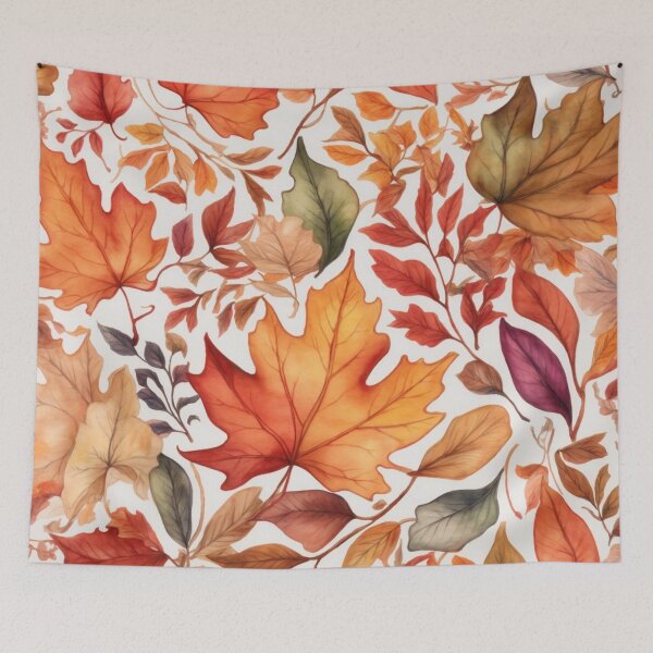 Item preview, Autumn Leaves Pattern - Cozy and Colorful Fall Design designed and sold by PillowTalkyZone.
