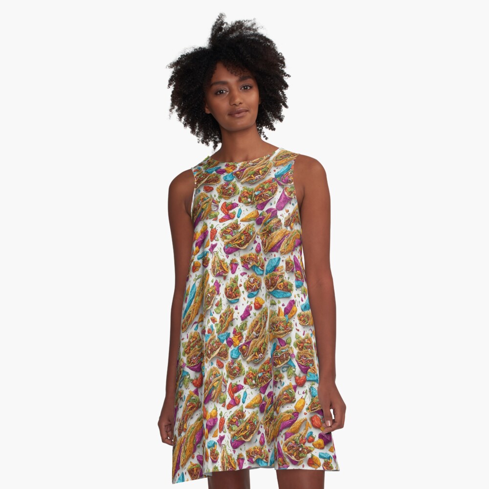 Item preview, A-Line Dress designed and sold by DJALCHEMY.