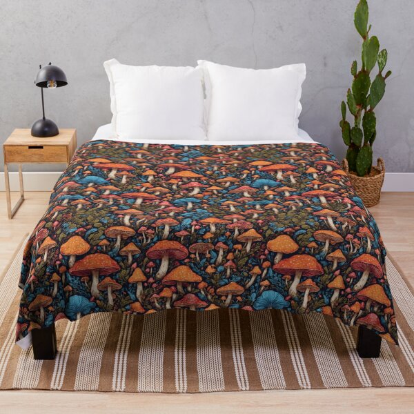 Item preview, Colorful mushrooms pattern designed and sold by DJALCHEMY.