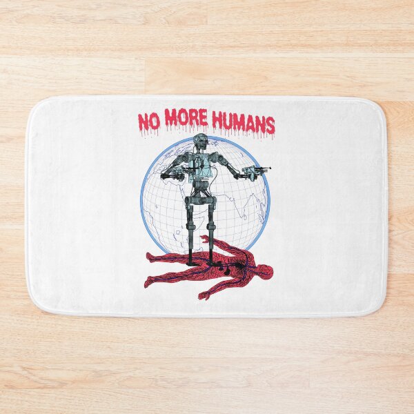 Item preview, No More Humans Robot Takeover - Retro Sci Fi Horror Art Design designed and sold by blueversion.