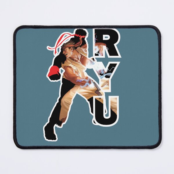 Item preview, Street Fighter Ryu Tshirt - Ryu Vulgar Display of Power Shirt - Ryu Hadoken in Silhouette designed and sold by amazinGraphic.