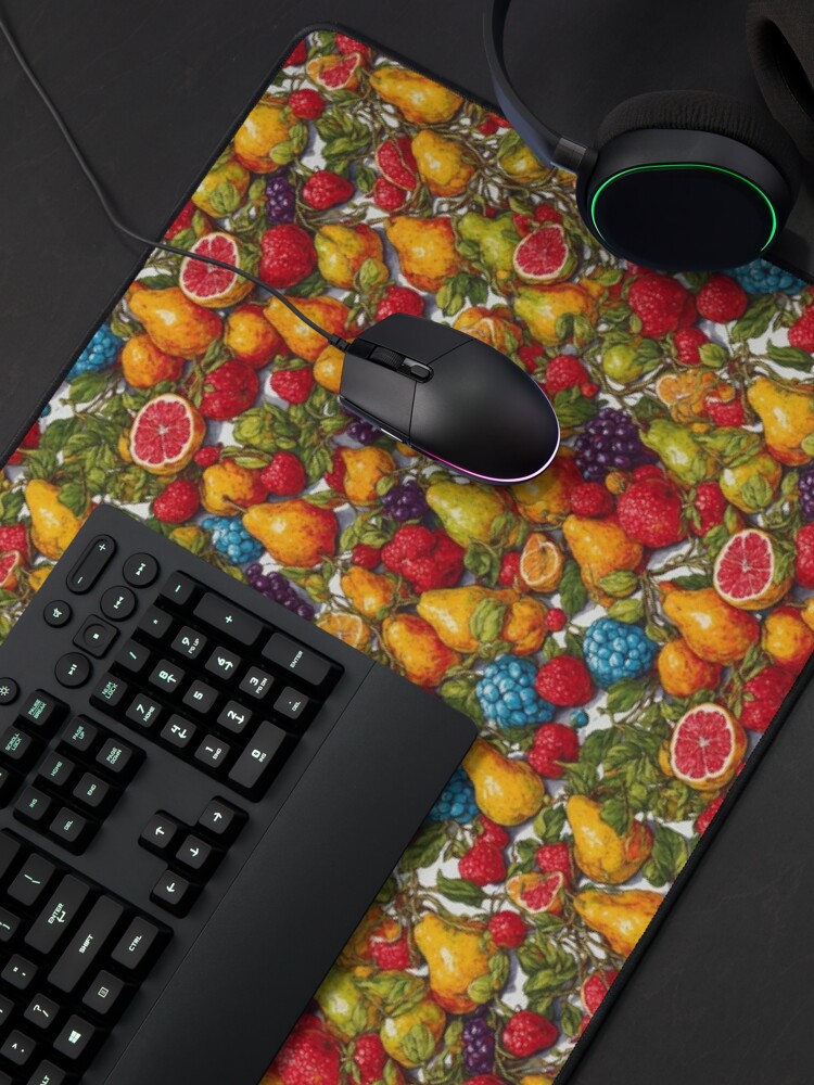 Thumbnail 4 of 5, Mouse Pad, Fruit pattern designed and sold by DJALCHEMY.