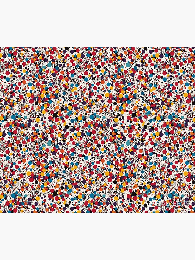 Thumbnail 6 of 6, Throw Blanket, Colorful Dots and Lines pattern designed and sold by DJALCHEMY.