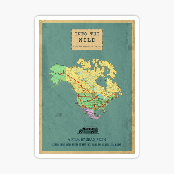 Into the wild Sticker