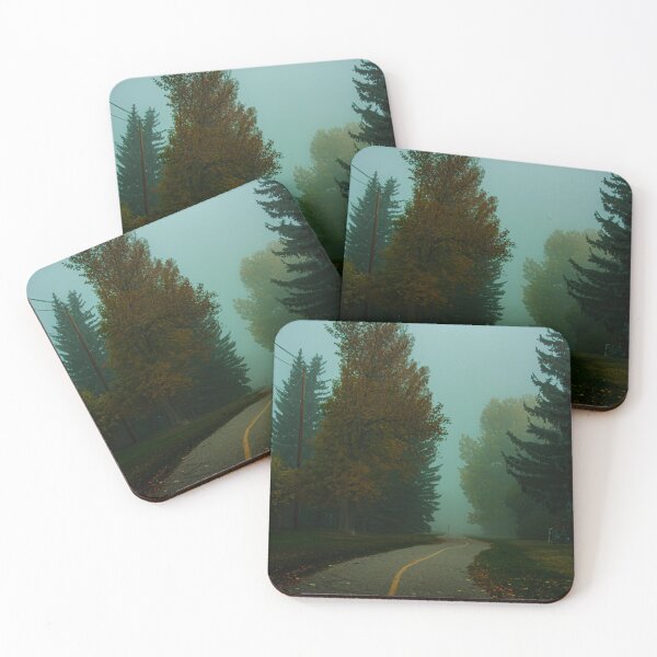 Item preview, Moody bike path during the fall designed and sold by InkinZ.