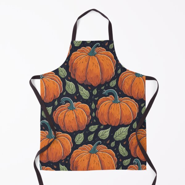 Item preview, Harvest Harmony: Whimsical Pumpkin Pattern designed and sold by TheHandanShop.