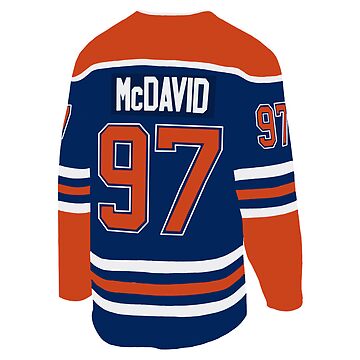 Connor McDavid Jersey Sticker for Sale by aenewby