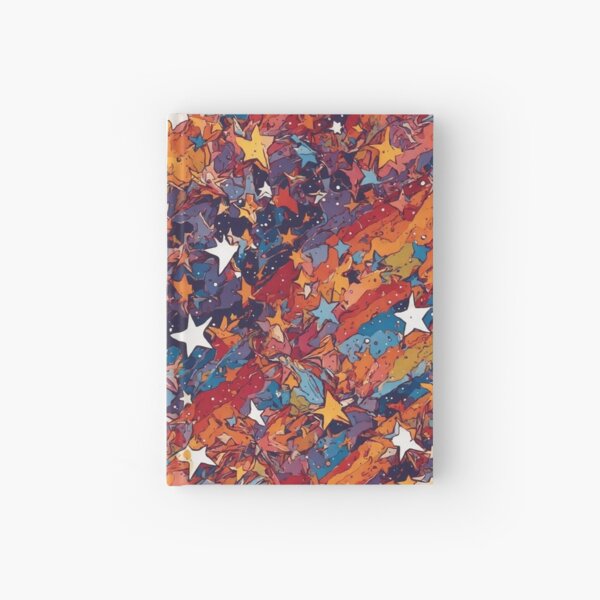 Item preview, Colorful Stripes and Stars pattern designed and sold by DJALCHEMY.