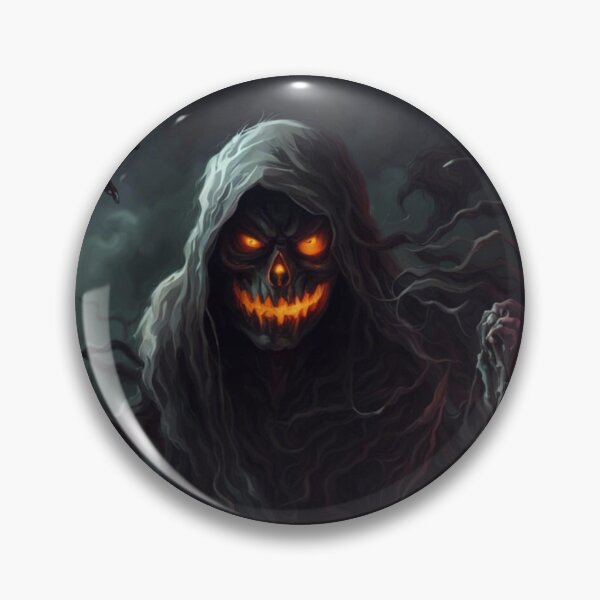 Item preview, Halloween scary ghost with evil skull designed and sold by JackFreestone.