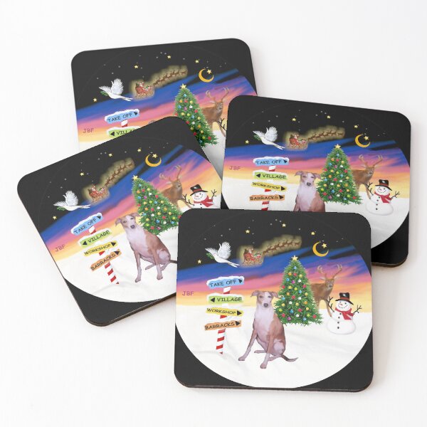 Item preview, Christmas Signs with a Whippet designed and sold by saanvi-cormie.