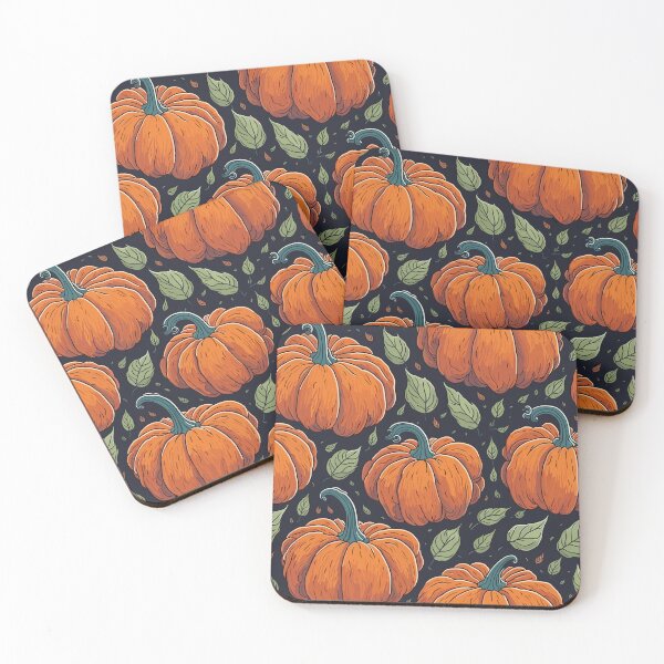 Item preview, Harvest Harmony: Whimsical Pumpkin Pattern designed and sold by TheHandanShop.