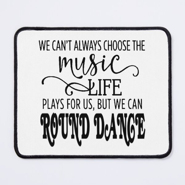Item preview, Music Round Dance BLK designed and sold by Square Dancing Gifts & Merchandise.