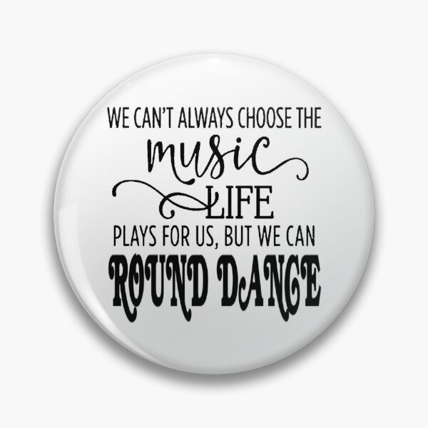 Item preview, Music Round Dance BLK designed and sold by Square Dancing Gifts & Merchandise.