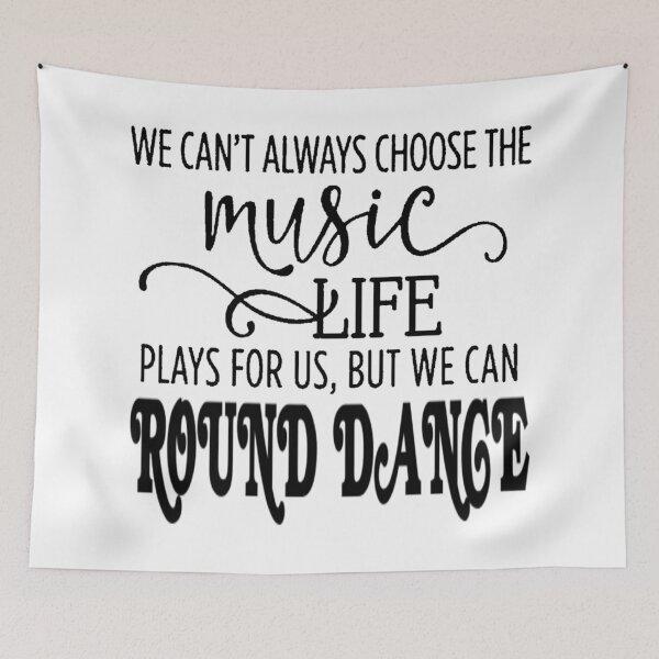 Item preview, Music Round Dance BLK designed and sold by Square Dancing Gifts & Merchandise.