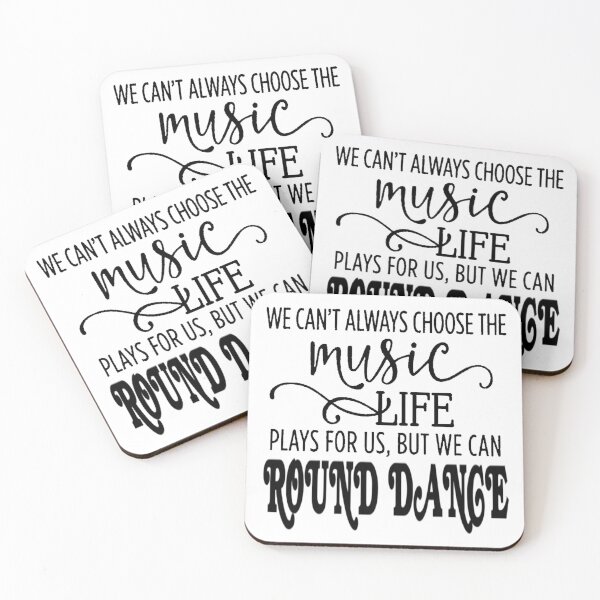 Item preview, Music Round Dance BLK designed and sold by Square Dancing Gifts & Merchandise.