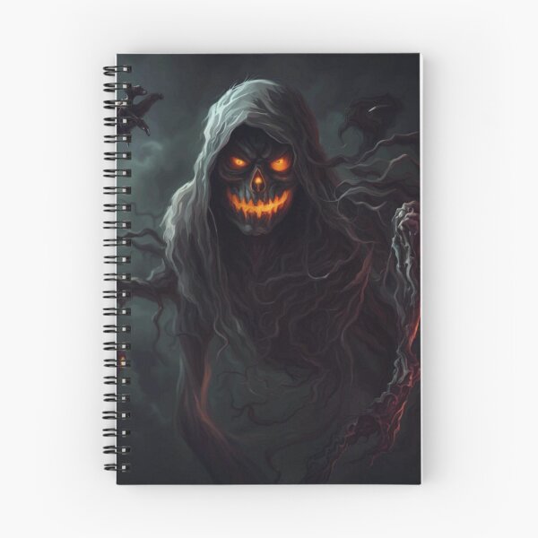 Item preview, Halloween scary ghost with evil skull designed and sold by JackFreestone.