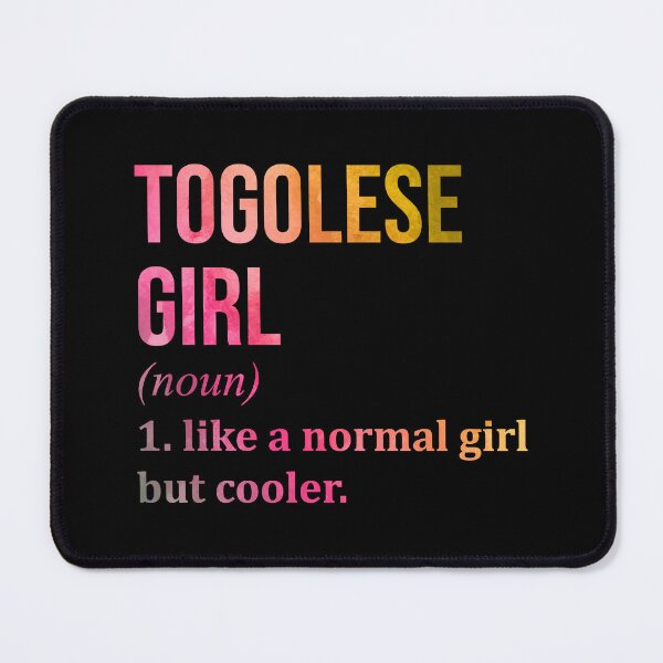Item preview, Togolese Girl Definition Togo in Watercolor designed and sold by XCIV.