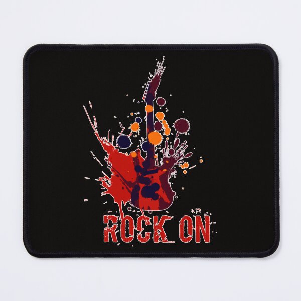 Item preview, Rock On Music Guitar With Color Splotches designed and sold by SuzaCromwell.
