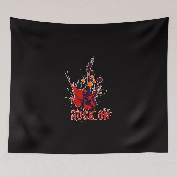 Item preview, Rock On Music Guitar With Color Splotches designed and sold by SuzaCromwell.