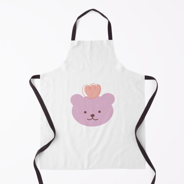 Item preview, Purple Bear with Red Flower designed and sold by sleepycharis.