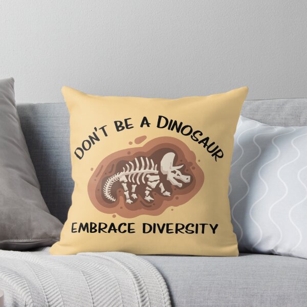 Item preview, Don't be a dinosaur. Embrace diversity. designed and sold by FatCatProds.