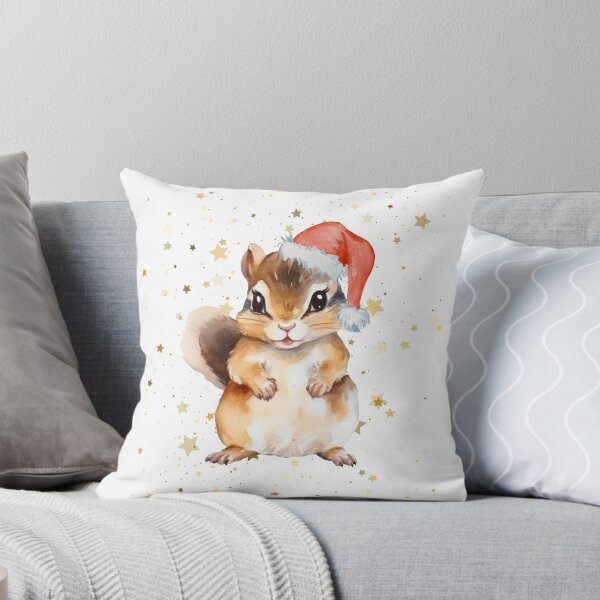 Artikelvorschau, Weihnachtseichhörnchen mit Elfenhut entworfen und verkauft von MaddieMaddox.