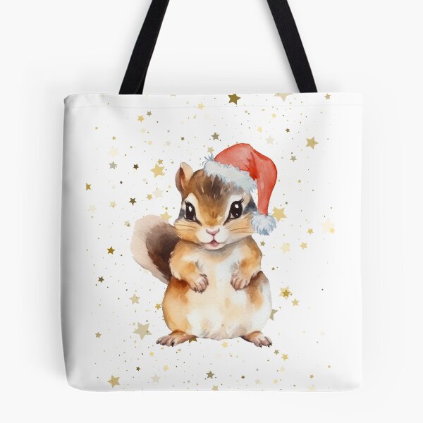 Artikelvorschau, Weihnachtseichhörnchen mit Elfenhut entworfen und verkauft von MaddieMaddox.