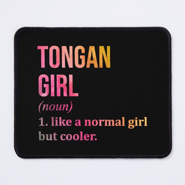 Item preview, Tongan Girl Definition Tonga in Watercolor designed and sold by XCIV.