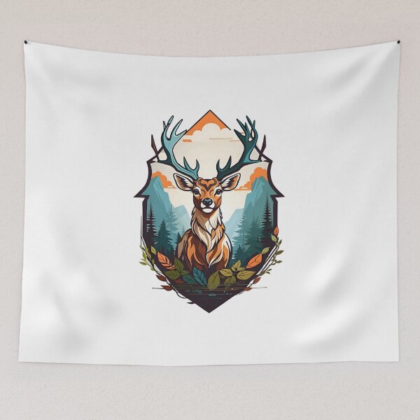 Item preview, The deer of the wild designed and sold by ADShops1.
