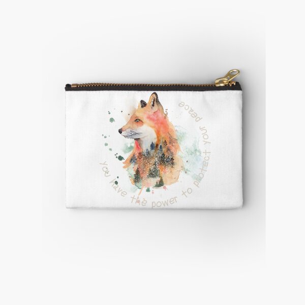 Aperçu de l'œuvre Le loup orange protège mère nature créée et vendue par BabyDD.
