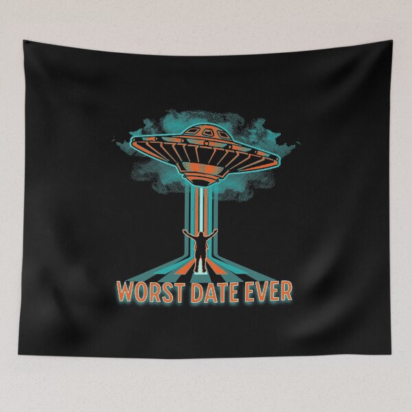 Item preview, Funny Alien Abduction Meme - Worst Date Ever designed and sold by CyberWindow.
