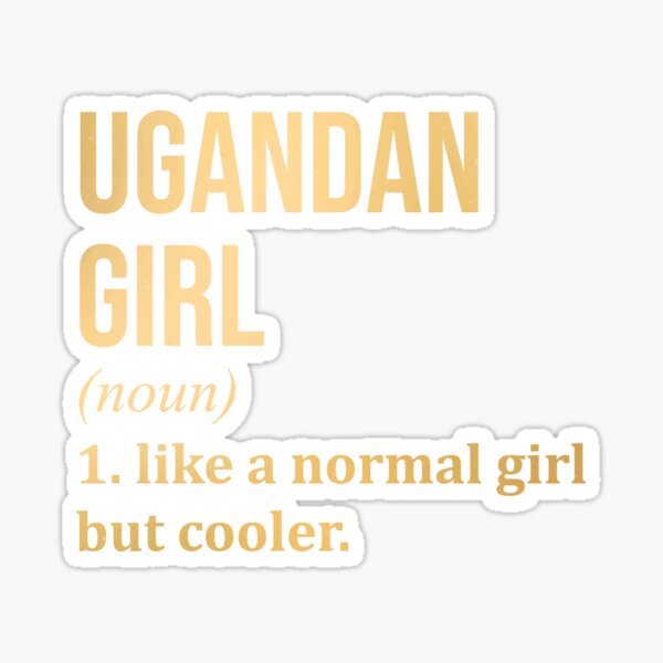 Item preview, Ugandan Girl Definition Uganda in Gold designed and sold by XCIV.